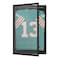Flash Furniture Banks 24x36 Jersey Display Case with Solid Pine Wood Frame, UV Treated Acrylic Window, Velvet Backing Board, and Anti-Theft Lock in Black HMHD-23M099YBN-BLK-2436-GG - alternate 1
